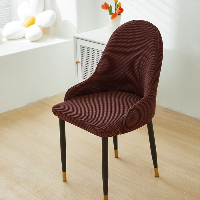 91家纺网 家纺一手货源 找家纺 共鸣沙发套 2024新款玉米绒系列椅套（扶手款弧形椅套） 玉米绒-深咖