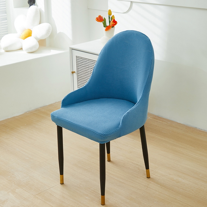 91家纺网 家纺一手货源 找家纺 共鸣沙发套 2024新款玉米绒系列椅套（扶手款弧形椅套） 玉米绒-湖蓝