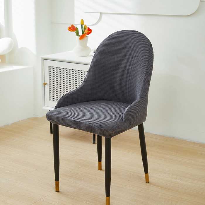 91家纺网 家纺一手货源 找家纺 共鸣沙发套 2024新款玉米绒系列椅套（扶手款弧形椅套） 玉米绒-深灰