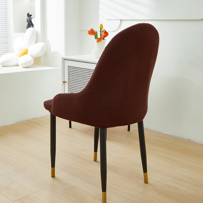 91家纺网 家纺一手货源 找家纺 共鸣沙发套 2024新款玉米绒系列椅套（扶手款弧形椅套） 玉米绒-深咖