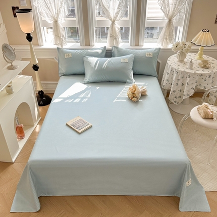 91家纺网 家纺一手货源 找家纺 （总）眠博士 2024新款A类轻奢时尚全棉60贡缎提花单床单