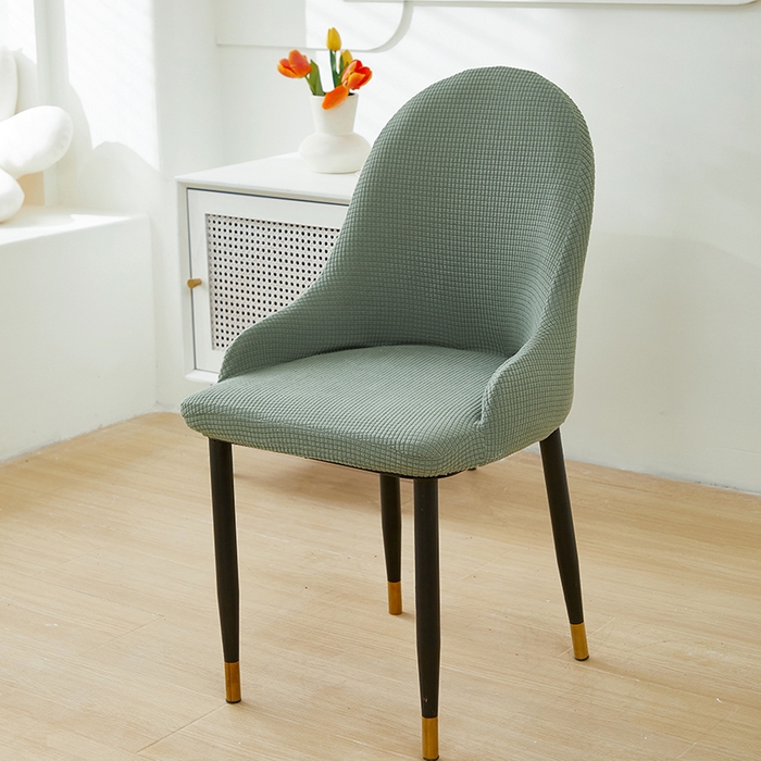 91家纺网 家纺一手货源 找家纺 共鸣沙发套 2024新款玉米绒系列椅套（扶手款弧形椅套） 玉米绒-墨绿