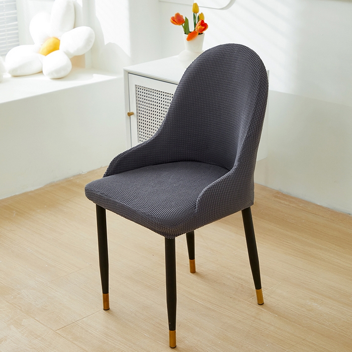 91家纺网 家纺一手货源 找家纺 共鸣沙发套 2024新款玉米绒系列椅套（扶手款弧形椅套） 玉米绒-深灰