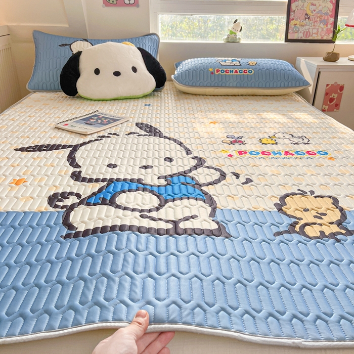 91家纺网 家纺一手货源 找家纺 金爱家 2024新款乳胶凉席-库洛米系列 星星帕哈狗