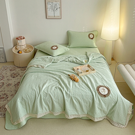 91家纺网 家纺一手货源 找家纺 （总）家维家纺  2025新款泡泡棉夏款四件套