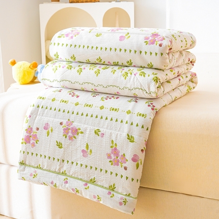 91家纺网 家纺一手货源 找家纺 （总）壹张床 2025新款提花泡泡棉夏被夏凉被空调被