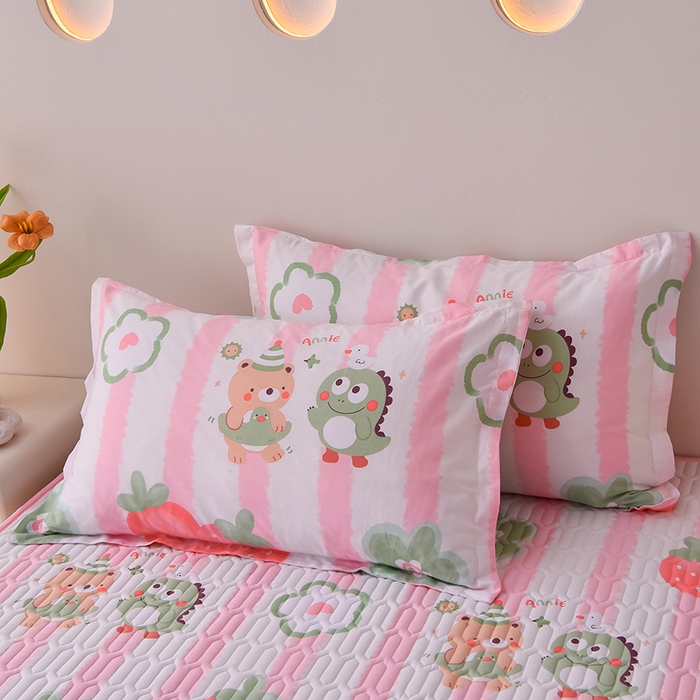 91家纺网 家纺一手货源 找家纺 床笠人家 2025新款全棉夹棉防水床垫 亲密伙伴