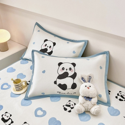 91家纺网 家纺一手货源 找家纺 （总）全季家居 2024新款5A抗菌小清新数码印花冰藤席