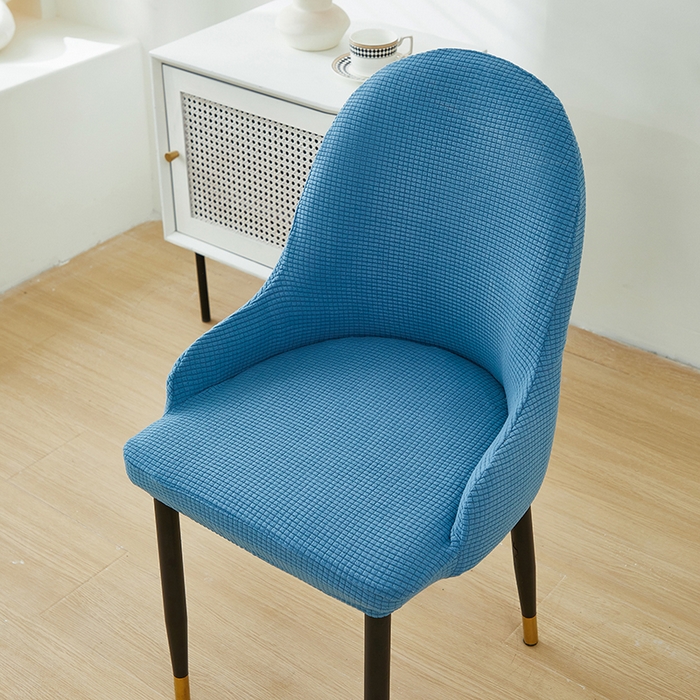 91家纺网 家纺一手货源 找家纺 共鸣沙发套 2024新款玉米绒系列椅套（扶手款弧形椅套） 玉米绒-湖蓝