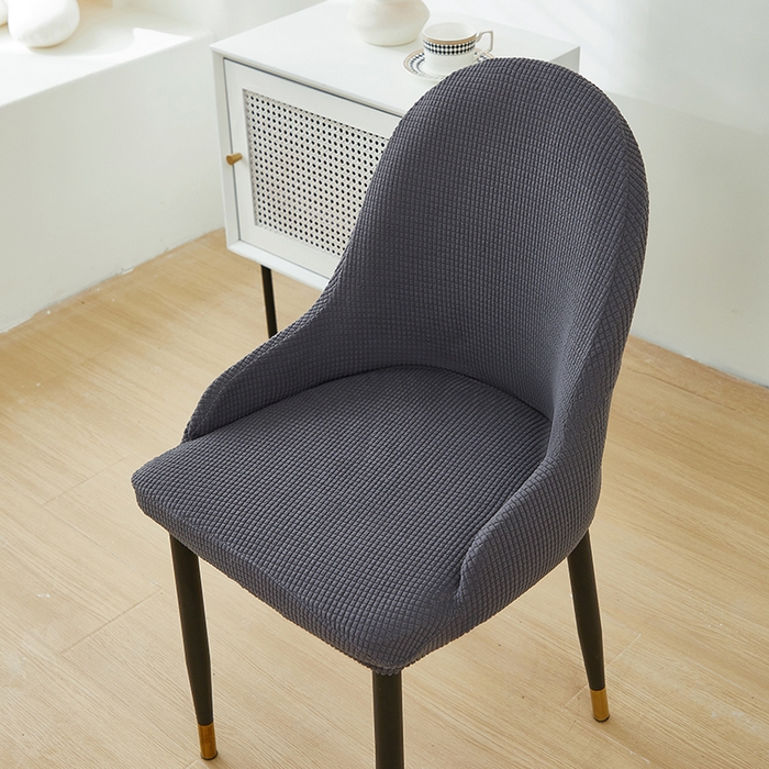 91家纺网 家纺一手货源 找家纺 共鸣沙发套 2024新款玉米绒系列椅套（扶手款弧形椅套） 玉米绒-深灰