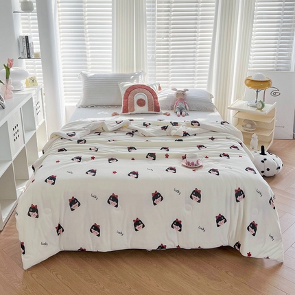 91家纺网 家纺一手货源 找家纺 （总）八方汇 204新款A类母婴级针织夏被 