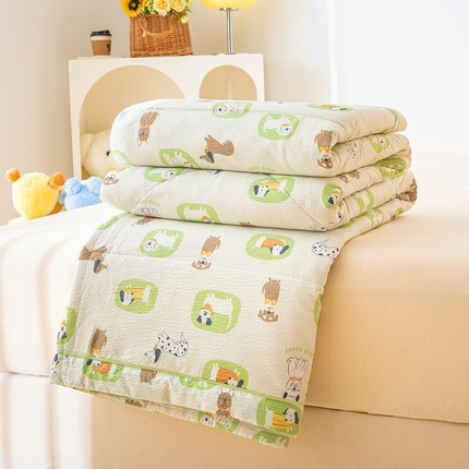 91家纺网 家纺一手货源 找家纺 （总）壹张床 2025新款提花泡泡棉夏被夏凉被空调被