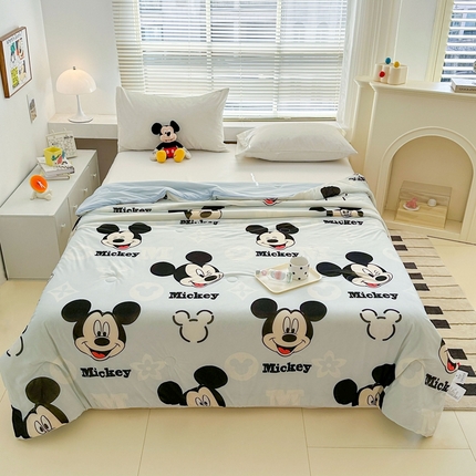 91家纺网 家纺一手货源 找家纺 （总）八方汇 2024新款A类水洗棉印花大豆夏被