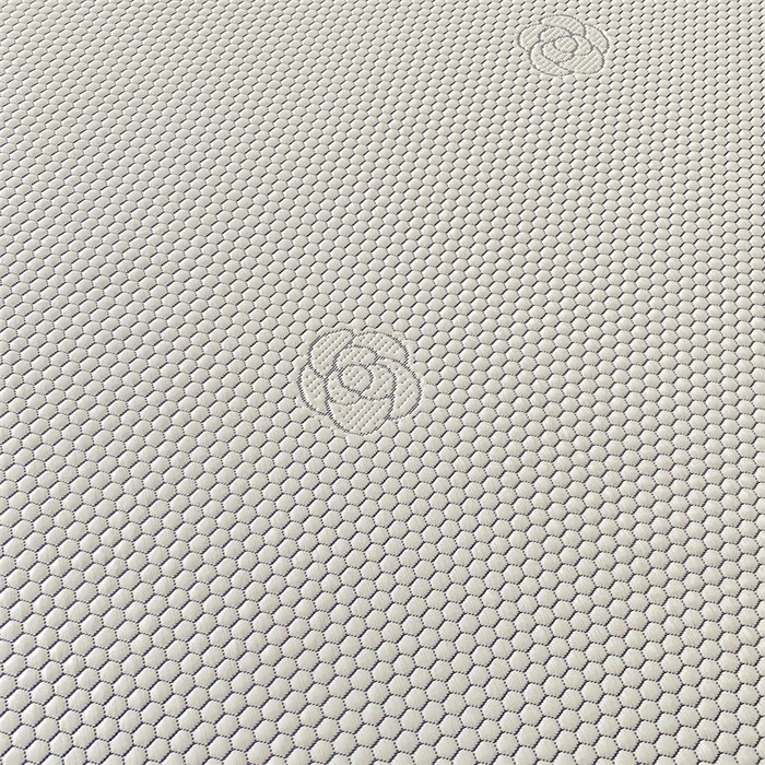 91家纺网 家纺一手货源 找家纺 2024新款抗菌凉豆豆提花床裙款凉席-花朵系列 冰豆豆花朵系列-床裙款 淡雅灰