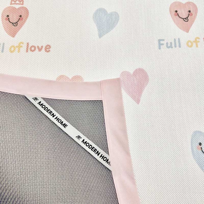 91家纺网 家纺一手货源 找家纺 全季家居 2024新款5A抗菌小清新数码印花冰藤席 彩色爱心（床席款）