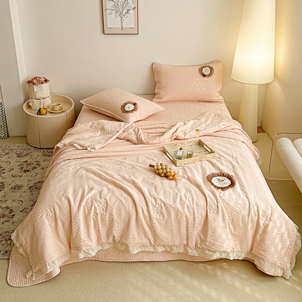 91家纺网 家纺一手货源 找家纺 （总）家维家纺  2025新款泡泡棉夏款四件套