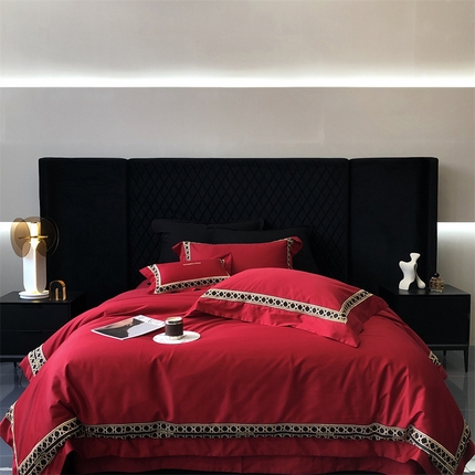 91家纺网 家纺一手货源 找家纺 （总）馨蕊家居 2024新款全棉四件套——棉罗曼史