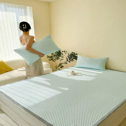 91家纺网 家纺一手货源 找家纺 （总）丹本 2025年新款豆豆席凉豆豆床笠凉席