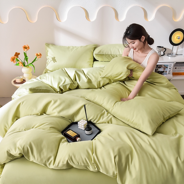 91家纺网 家纺一手货源 找家纺 （总）简爱家纺 2025新款水洗真丝四件套