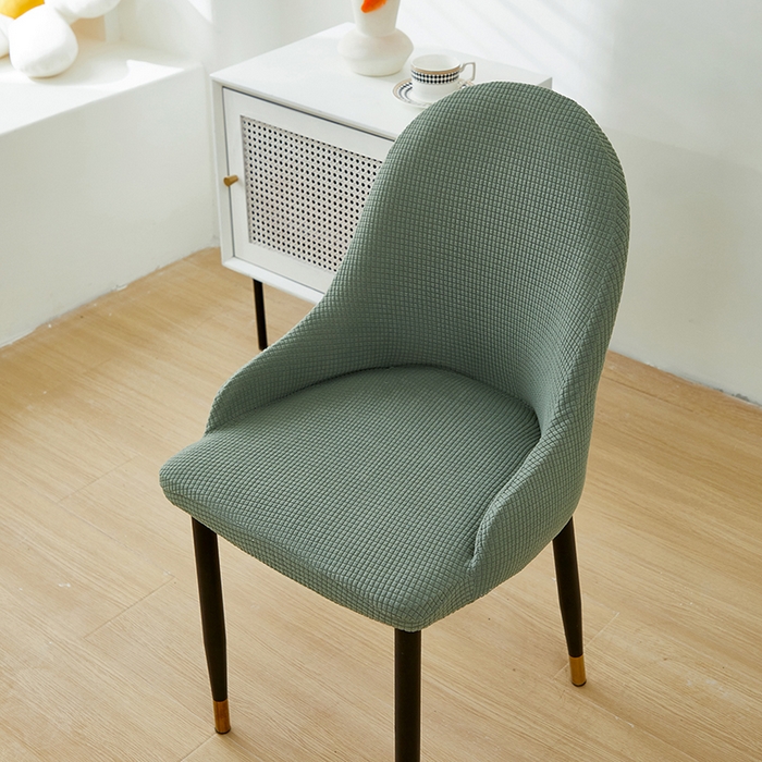 91家纺网 家纺一手货源 找家纺 共鸣沙发套 2024新款玉米绒系列椅套（扶手款弧形椅套） 玉米绒-墨绿