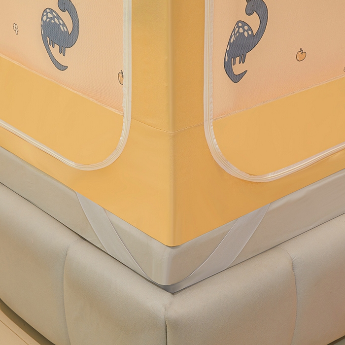 91家纺网 家纺一手货源 找家纺 迪凡保罗 2025新款城堡遮光防摔坐床蚊帐 恐龙当家