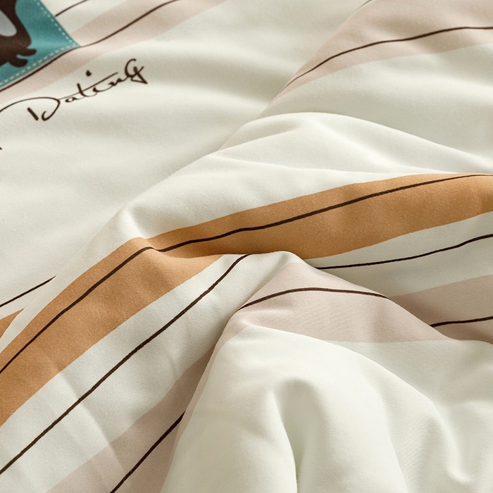 91家纺网 家纺一手货源 找家纺 米洛贝伊 2024新款高密针织棉3A冰雪棉夏被-糯糯云眠 腊肠狗-咖