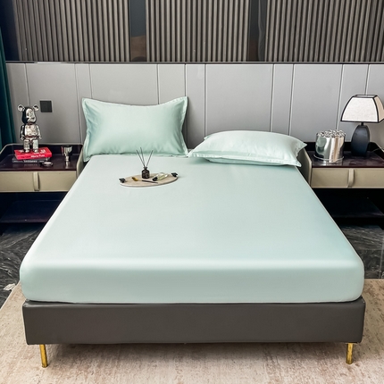 91家纺网 家纺一手货源 找家纺 （总）宅家居 2024新款贡缎水洗真丝单品床笠三件套