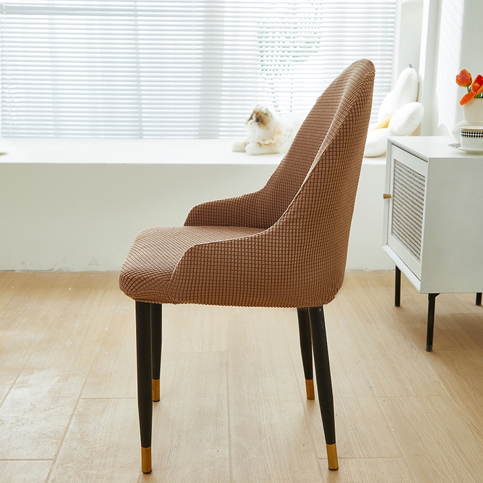 91家纺网 家纺一手货源 找家纺 共鸣沙发套 2024新款玉米绒系列椅套（扶手款弧形椅套） 玉米绒-卡其