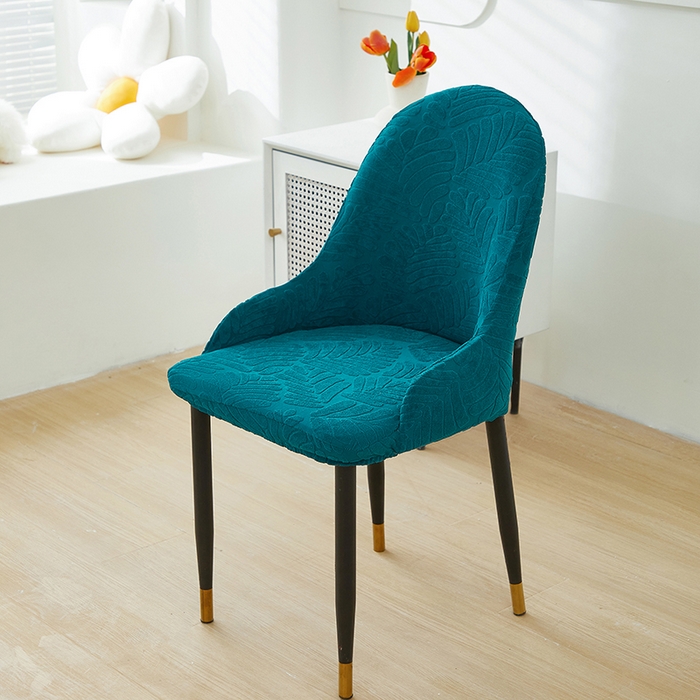 91家纺网 家纺一手货源 找家纺 共鸣沙发套 2024新款臻品提花系列椅套（扶手款弧形椅套） 织叶-杉绿