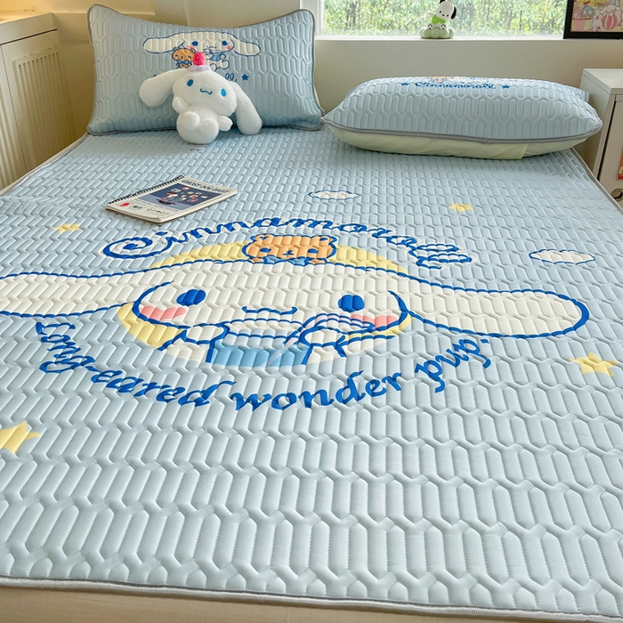 91家纺网 家纺一手货源 找家纺 金爱家 2024新款乳胶凉席-库洛米系列 汽水玉桂狗