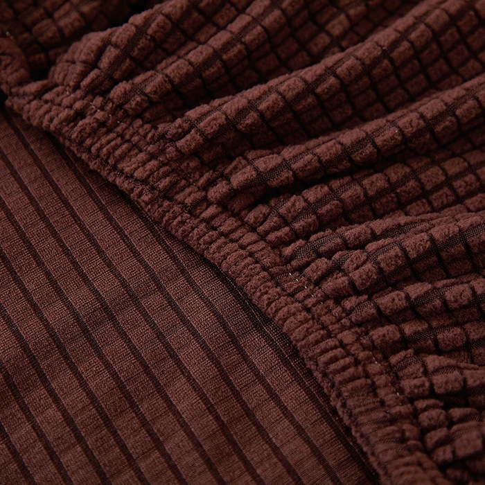 91家纺网 家纺一手货源 找家纺 共鸣沙发套 2024新款玉米绒系列椅套（扶手款弧形椅套） 玉米绒-深咖