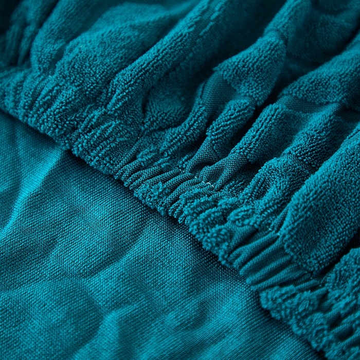 91家纺网 家纺一手货源 找家纺 共鸣沙发套 2024新款臻品提花系列椅套（扶手款弧形椅套） 织叶-杉绿