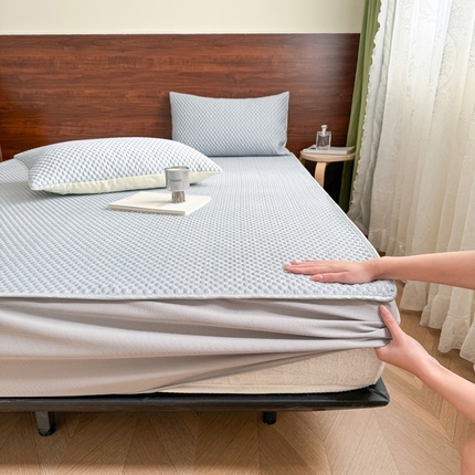 91家纺网 家纺一手货源 找家纺 （总）丹本 2025年新款豆豆席凉豆豆床笠凉席