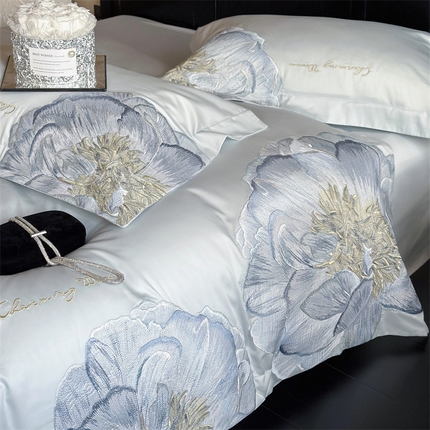 91家纺网 家纺一手货源 找家纺 （总）鹿班家居 2024新款100支长绒棉精致刺绣四件套-盛夏花园 标准会员-20