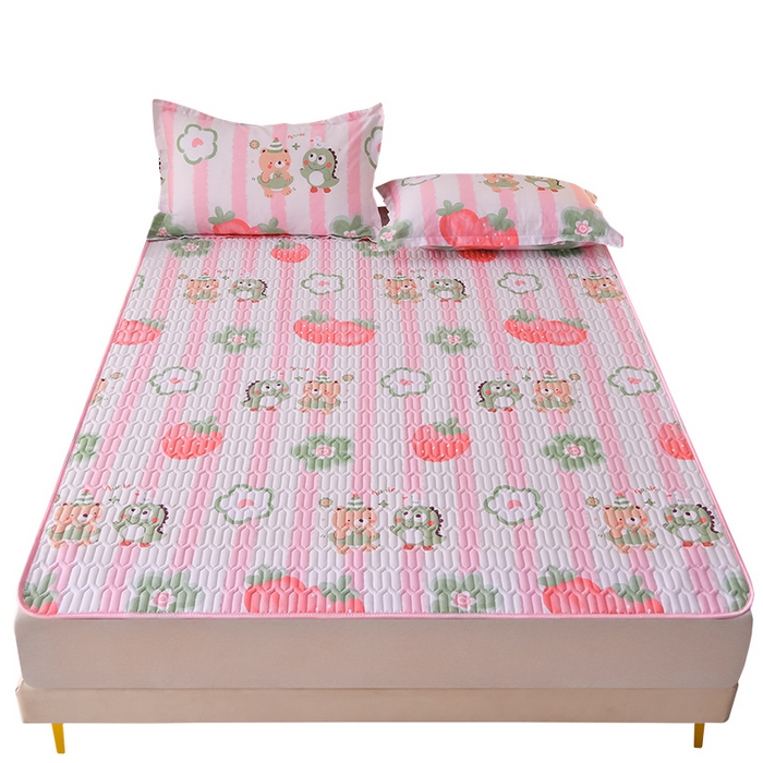 91家纺网 家纺一手货源 找家纺 床笠人家 2025新款全棉夹棉防水床垫 亲密伙伴