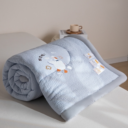 91家纺网 家纺一手货源 找家纺 （总）梦初语 2024新款超柔泡泡棉夏被