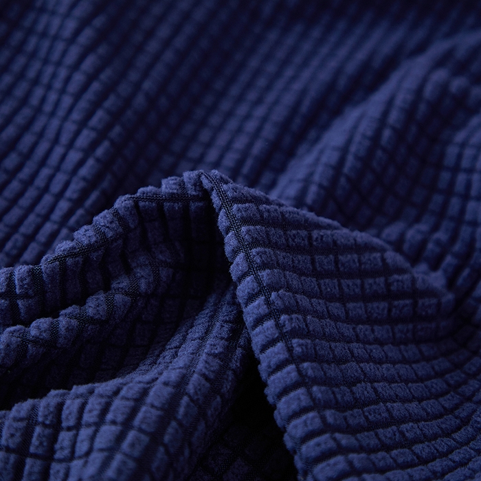 91家纺网 家纺一手货源 找家纺 共鸣沙发套 2024新款玉米绒系列椅套（扶手款弧形椅套） 玉米绒-藏青