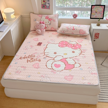 91家纺网 家纺一手货源 找家纺 （总）金爱家 2024新款乳胶凉席-库洛米系列