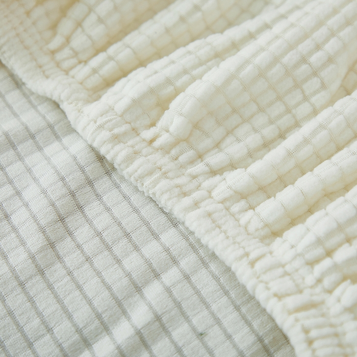 91家纺网 家纺一手货源 找家纺 共鸣沙发套 2024新款玉米绒系列椅套（扶手款弧形椅套） 玉米绒-白色