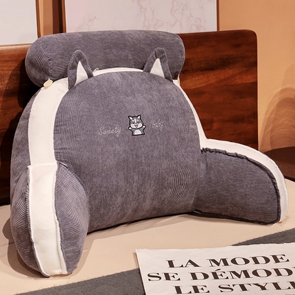 91家纺网 家纺一手货源 找家纺 （总）仟亿莱2024新款动物系列灯芯绒拥抱式腰靠