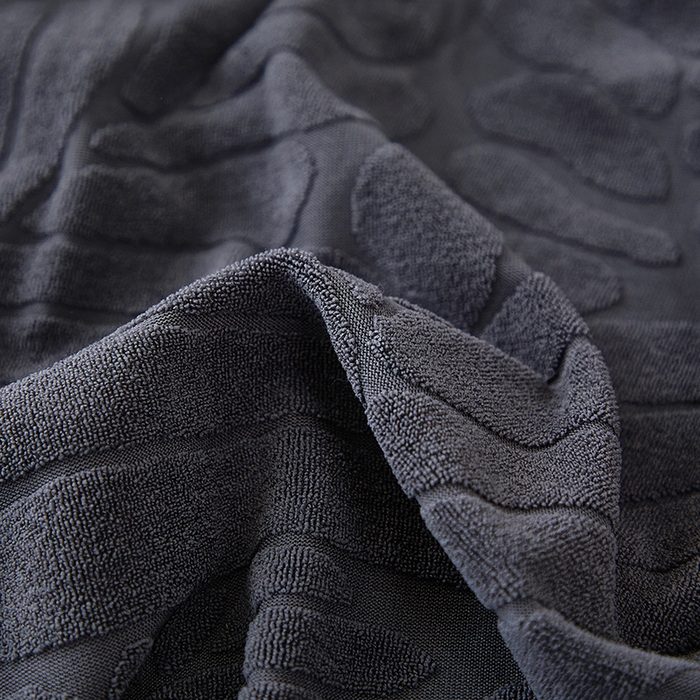 91家纺网 家纺一手货源 找家纺 共鸣沙发套 2024新款臻品提花系列椅套（扶手款弧形椅套） 织叶-碳灰