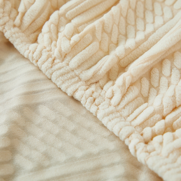 91家纺网 家纺一手货源 找家纺 （总）共鸣沙发套 2024新款摇粒绒提花交织纹系列椅套（扶手款弧形椅套）