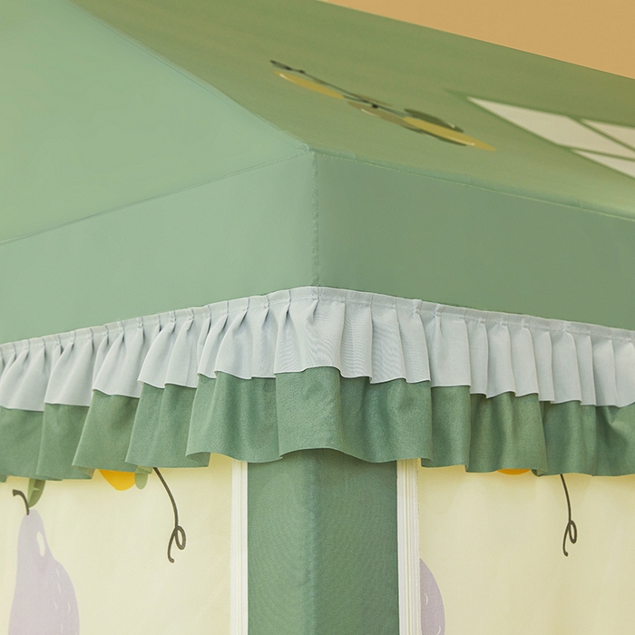 91家纺网 家纺一手货源 找家纺 迪凡保罗 2025新款城堡遮光防摔坐床蚊帐 大吉大梨