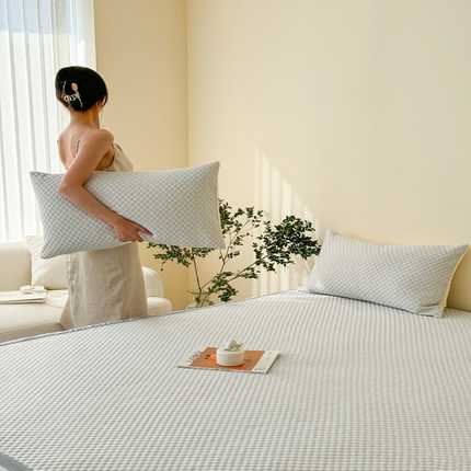 91家纺网 家纺一手货源 找家纺 （总）丹本 2025年新款豆豆席凉豆豆床笠凉席