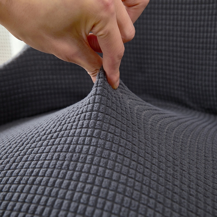 91家纺网 家纺一手货源 找家纺 共鸣沙发套 2024新款玉米绒系列椅套（扶手款弧形椅套） 玉米绒-深灰