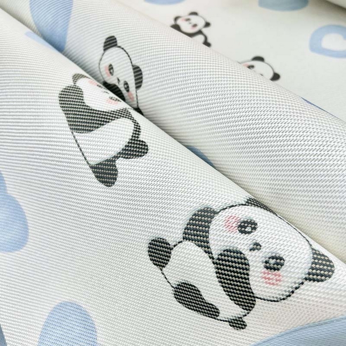 91家纺网 家纺一手货源 找家纺 全季家居 2024新款5A抗菌小清新数码印花冰藤席 爱心熊猫（床席款）