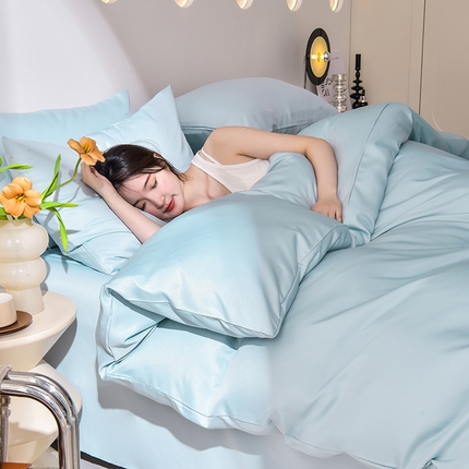 91家纺网 家纺一手货源 找家纺 （总）简爱家纺 2025新款水洗真丝四件套