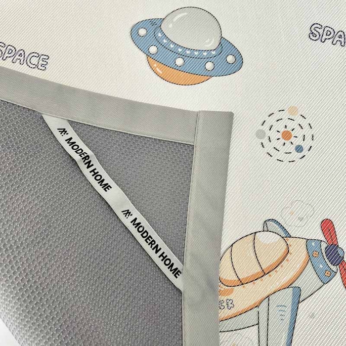 91家纺网 家纺一手货源 找家纺 全季家居 2024新款5A抗菌小清新数码印花冰藤席 宇宙飞船（床席款）