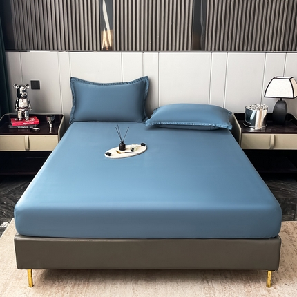 91家纺网 家纺一手货源 找家纺 （总）宅家居 2024新款贡缎水洗真丝单品床笠三件套