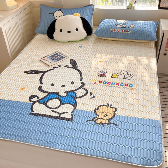 91家纺网 家纺一手货源 找家纺 金爱家 2024新款乳胶凉席-库洛米系列 星星帕哈狗